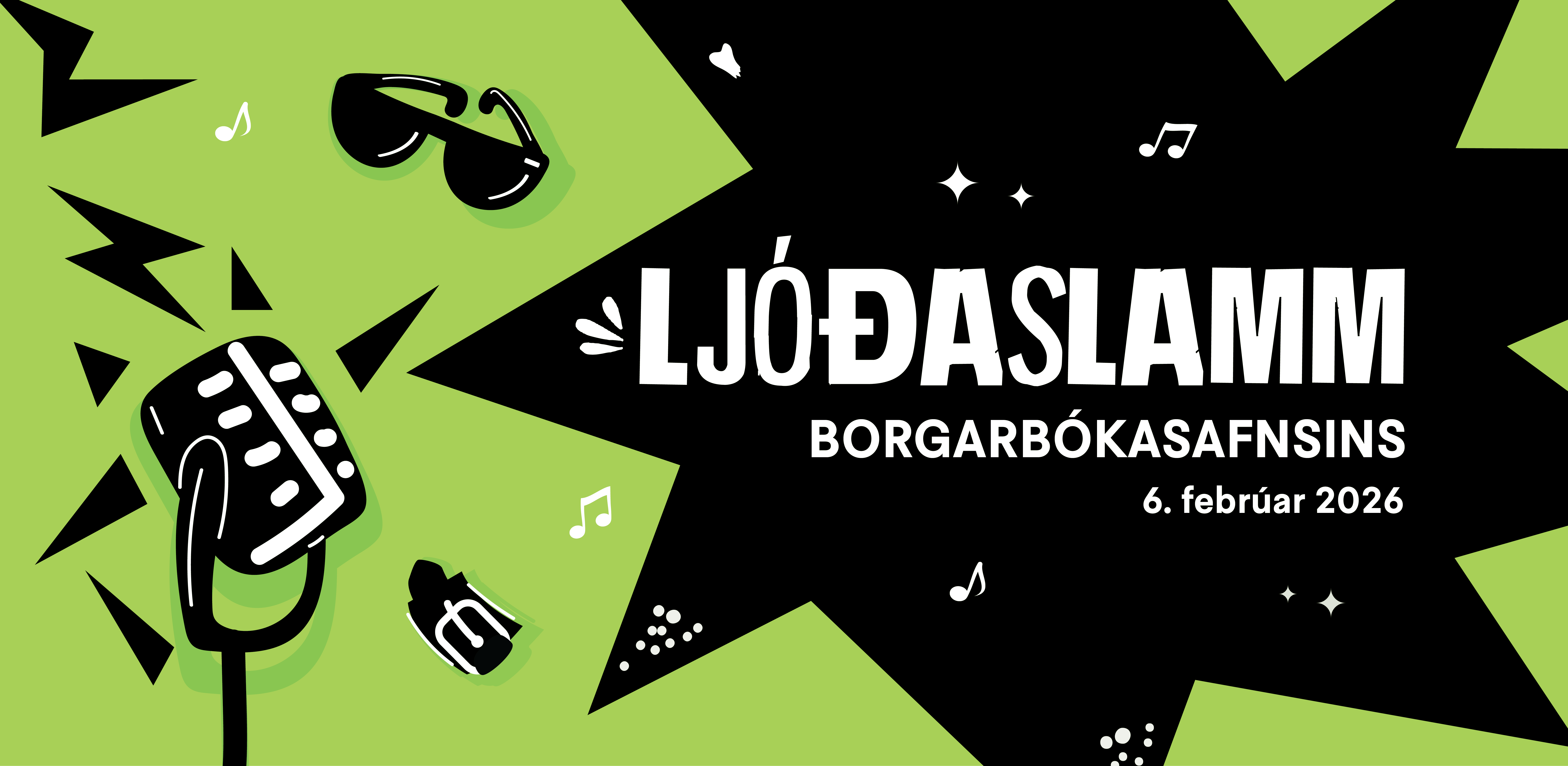 Ljóðaslamm Borgarbókasafnsins 2026