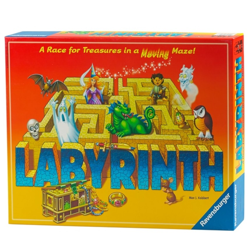 : Labyrinth : a race for treasures in a moving mace 