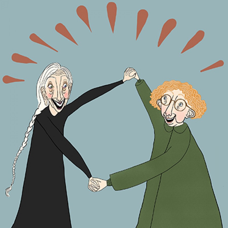 Aðalheiður og Petrína