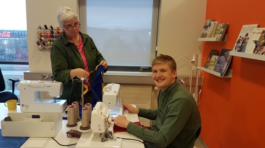 Kennsla á saumavélar og aðstoð við saumaskapinn