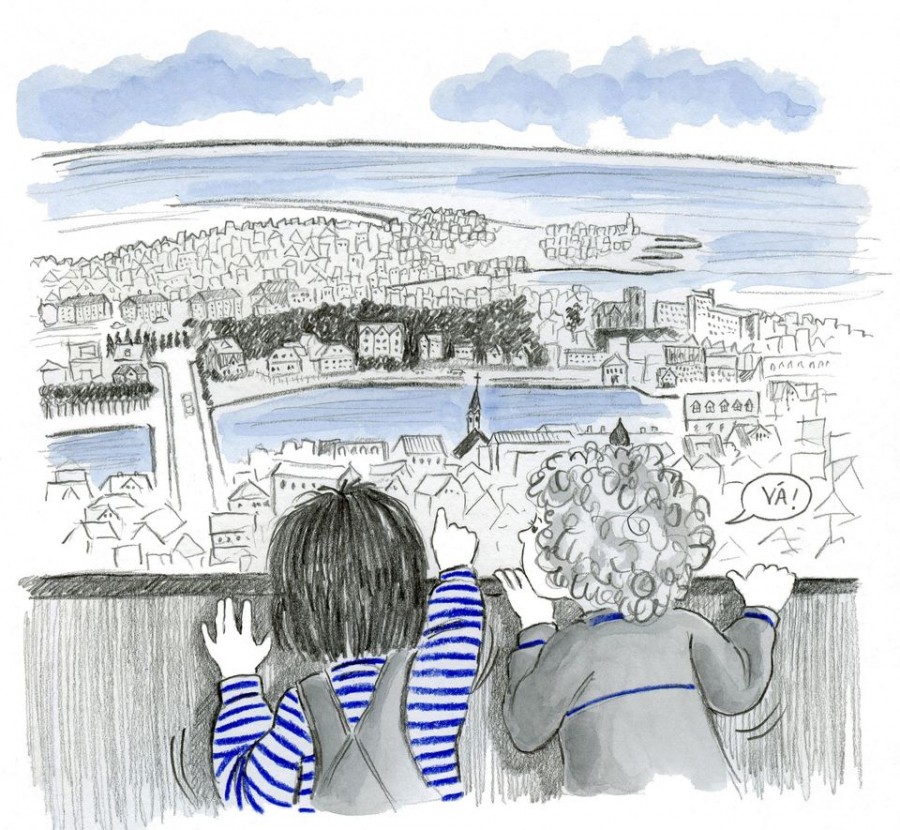 Picture drawn by Sigrún Eldjárn