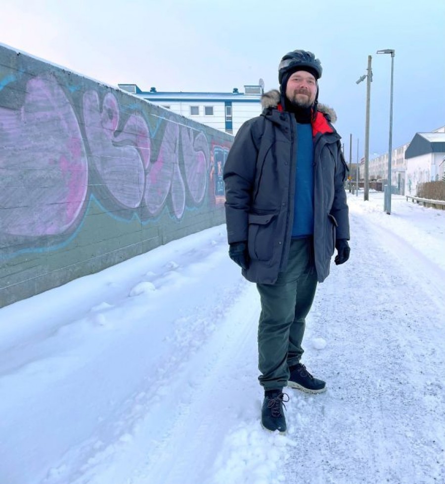 Björn Unnar Valsson leiðir hjólatúrinn