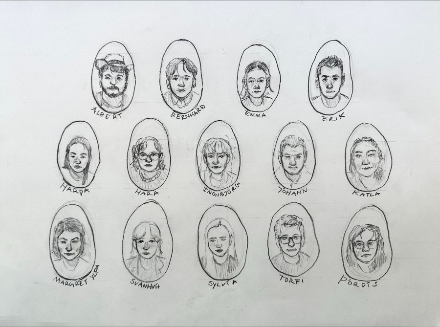 Útskriftarnemendur FB 2023 í myndlist. Mynd: Hanna Lára Mynd: Hanna Lára