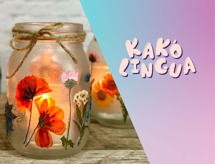 glass jar lantern