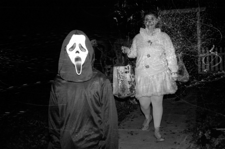 Scary halloween walk
