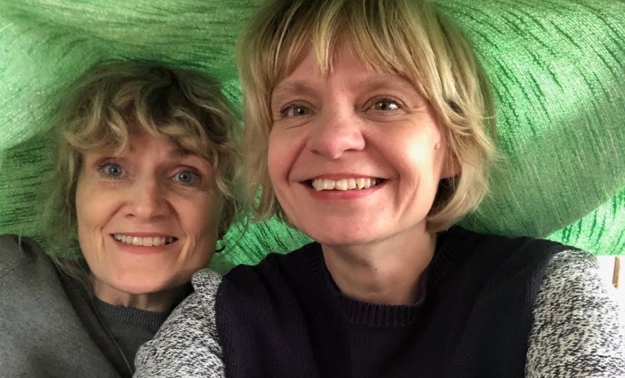 Imma og Birte, forstöðukonur Leikur að bókum