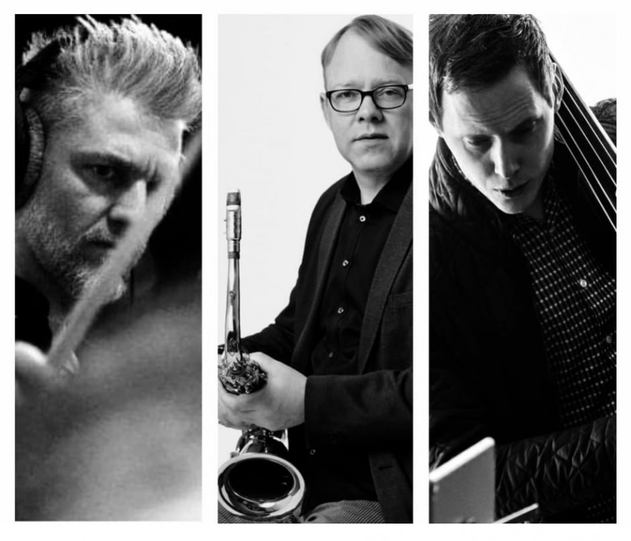 Jazz í hádeginu I Minglað við Monk Magnús Jóhann Ragnarsson Leifur Gunnarsson Borgarbókasafnið 