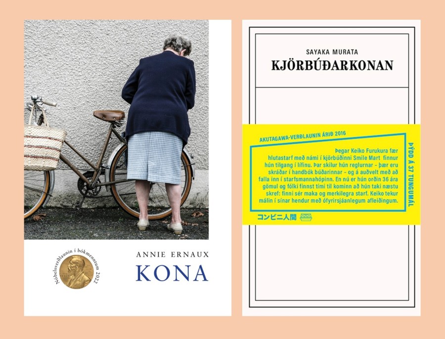 Bækurnar Kona og Kjörbúðarkonan