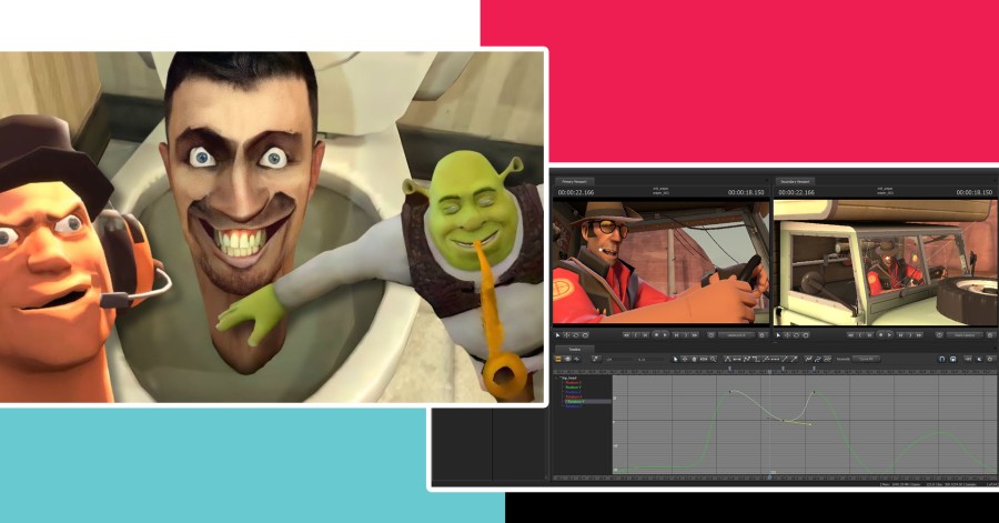 Meme on Filmmaker Screenshot from the Filmmaker video editor.
