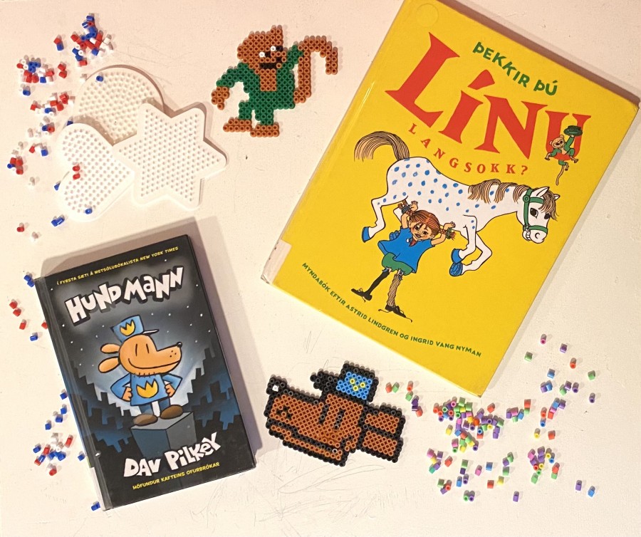 Let's make hama beads figures together.