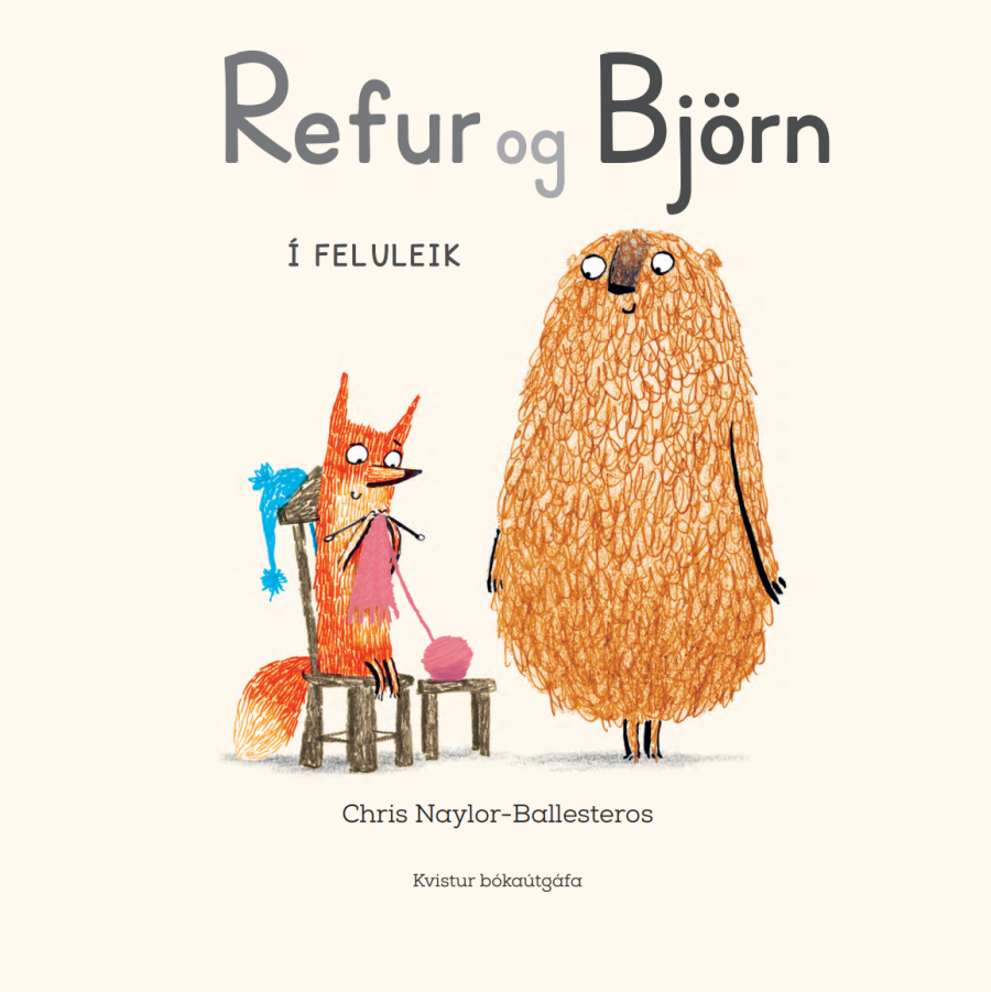Mynd af Ref og Birni, bókakápa
