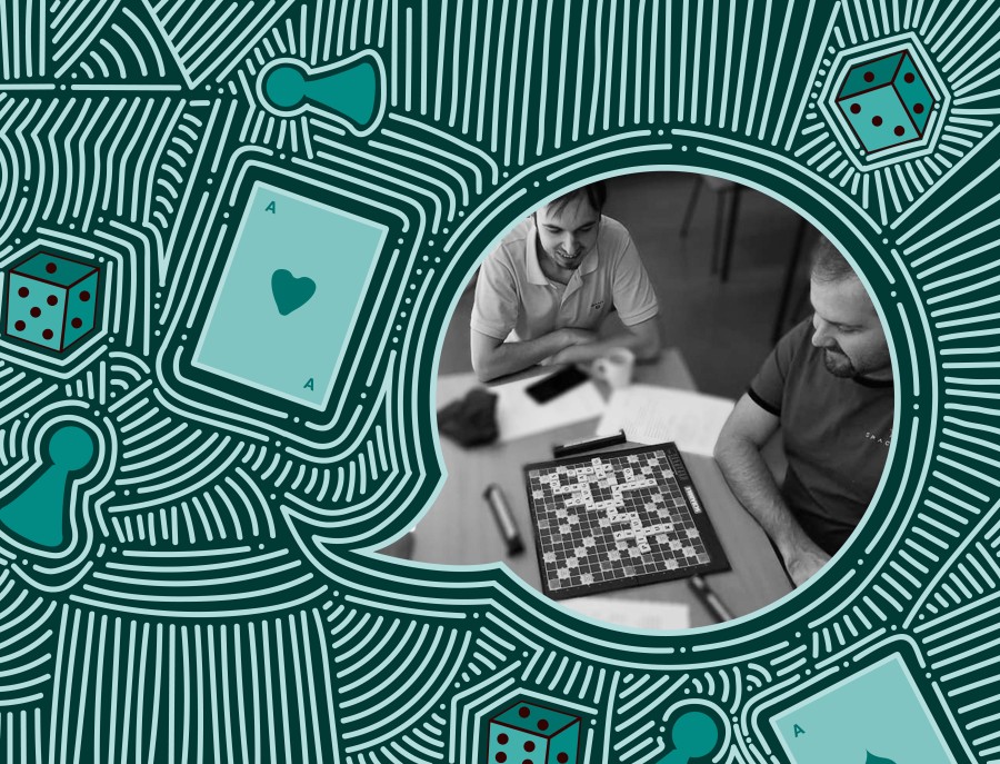 people playing games