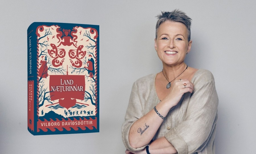 Vilborg Davíðsdóttir og bók hennar Land næturinnar