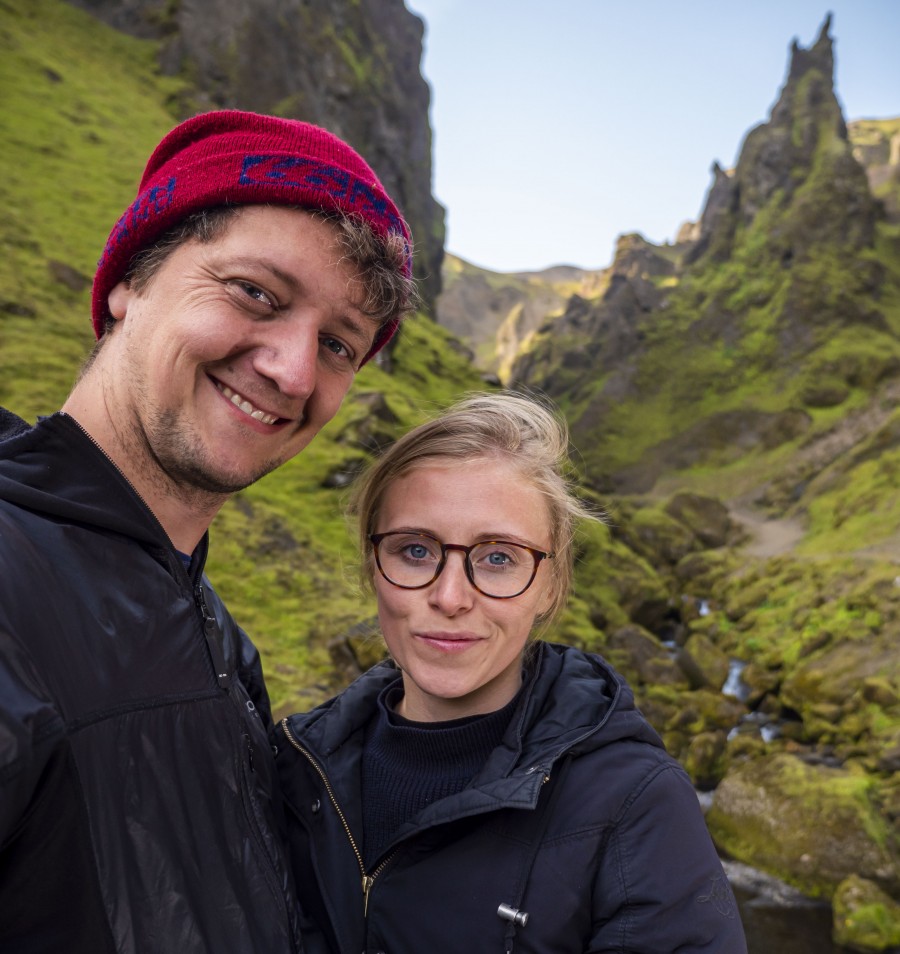 Gréta Þórsdóttir Björnsson og Halldór Snorrason Jóladagatal Borgarbókasafnsins