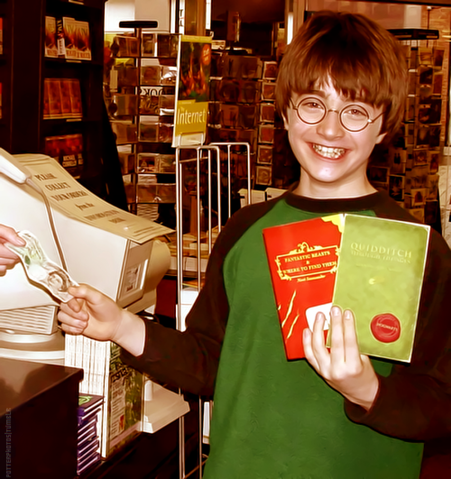 Harry Potter valdi bækur um Quidditch og galdraskepnur