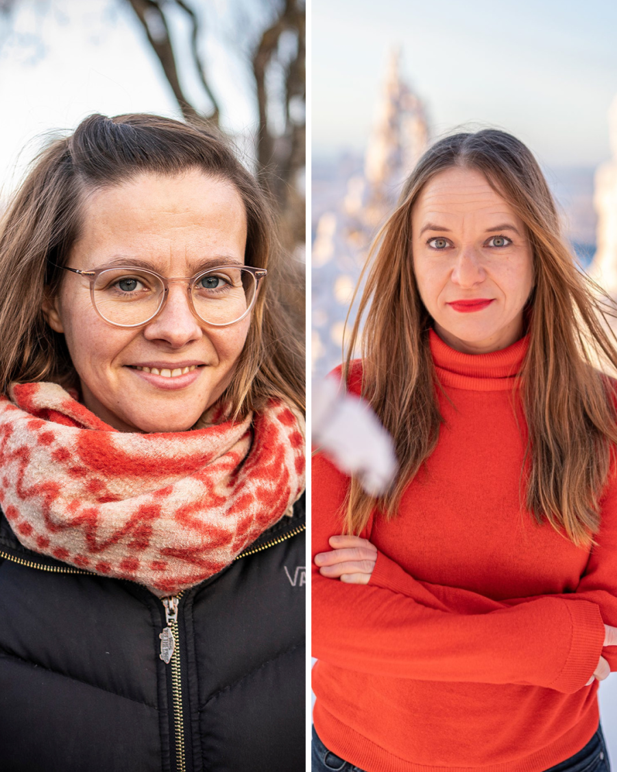 Hildur Knútsdóttir og Satu Rämö