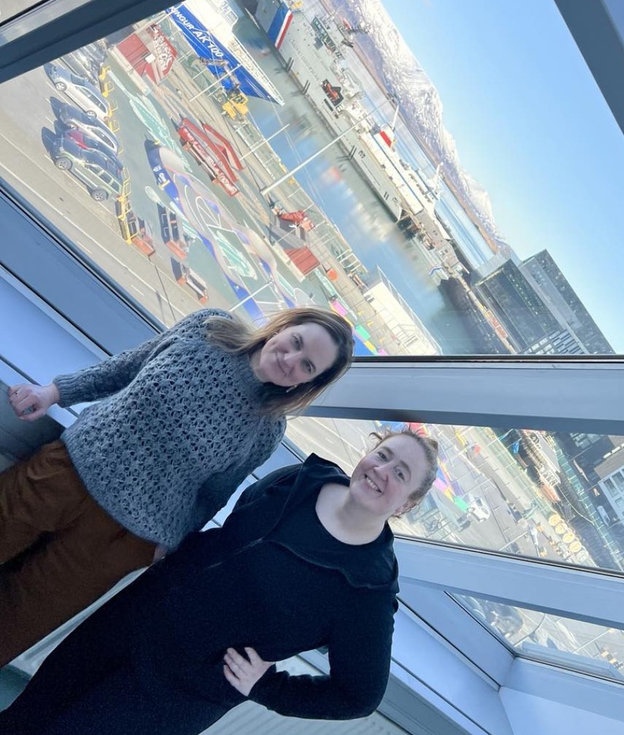 Ástbjörg Rut Jónsdóttir og Hjördís Anna Haraldsdóttir