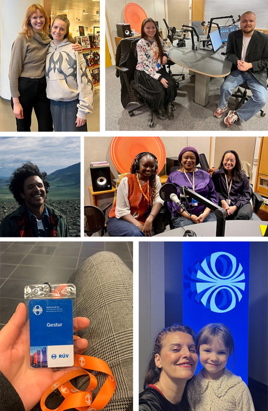 Á mynd eru: Maríanna Eva Dúfa Sævarsdóttir, Ásdís Birna Gylfadóttir, Vena Naskrecka, Pétur Magnússon, Juan Camilo Roman Estrada, Achola Otieno, April Dobbins, Elizabeth Lay, Jelena Bjeletic með Halldóru Móu.