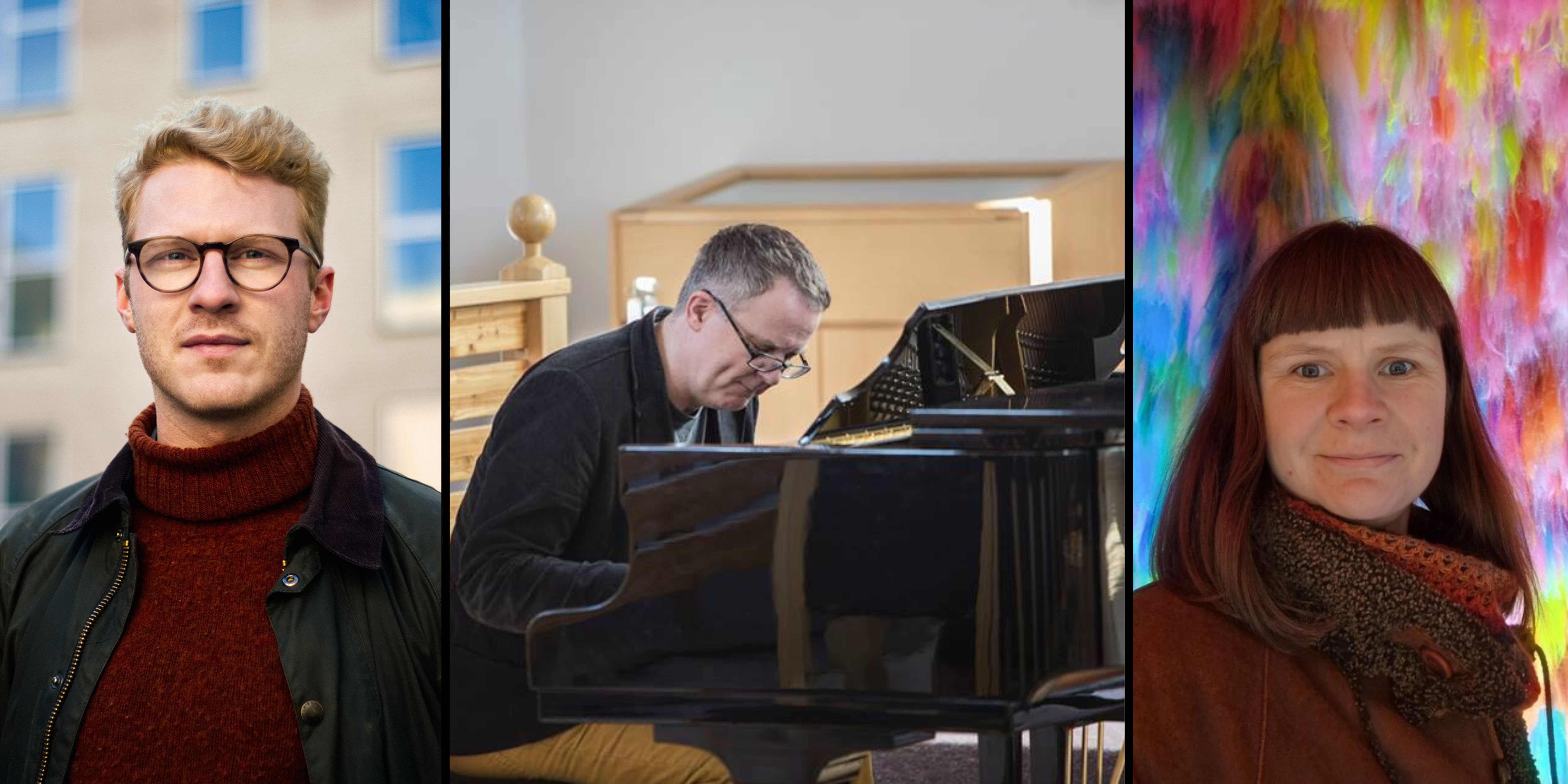  Þorgrímur Þorsteinsson, Jón Ólafsson and Hildur Björgvinsdóttir